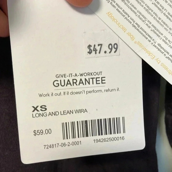 NWT Athleta long and lean wira eggplant purple  tee - Picture 2 of 8